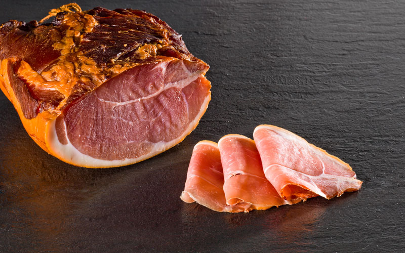 Schinkenspeck/Roher Hüftschinken 200g