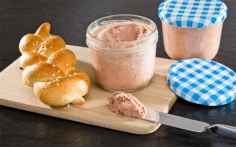 Grobe Streichwust im Glas 200g